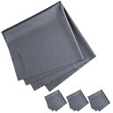 【送料無料】K&F Concept クリーニングクロス 4枚セット 40.6cm x40.6cm メガネ拭き 個別包装 メガネクロス高耐久性 マイクロファイバークロス 水洗い 再利用 液晶画面やカメラレンズにも サングラス 楽器 スマホ ギター 眼鏡拭き (4枚入り)