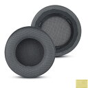 Geekria イヤーパッド QuickFit 互換性 パッド コルセア Corsair Virtuoso RGB, Virtuoso RGB Wireless SE, Virtuoso RGB Wireless XT ヘッドホンに対応 パッド イヤー/イヤーカップ (プロテインレザー/濃い灰色)