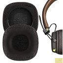 【送料無料】Geekria イヤーパッド QuickFit 互換性 パッド マーシャル Marshal Major III Wired, Major III Bluetooth Wireless, MID ANC ヘッドホンに対応 パッド イヤー/イヤーカップ (プロテインレザー/褐色)