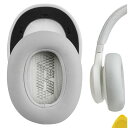 Geekria イヤーパッド QuickFit 互換性 パッド ジェイビーエル JBL Live 650 BTNC, Lifestyle E65BTNC, Duet NC, Live 660 NC ヘッドホンに対応 パッド イヤー/イヤーカップ (プロテインレザー/グレー)