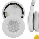 Geekria イヤーパッド QuickFit 互換性 パッドジェイビーエル JBL Live 460NC Wireless On-Ear Noise Cancelling ヘッドホンに対応 パッド イヤー/イヤーカップ (プロテインレザー/白い)