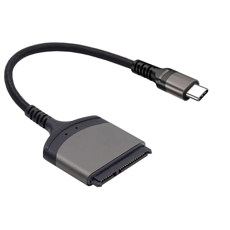 【送料無料】Cablecc 5Gbps USB-C - SATA 22ピンアダプターケーブル 2.5インチハードディスクドライバ..
