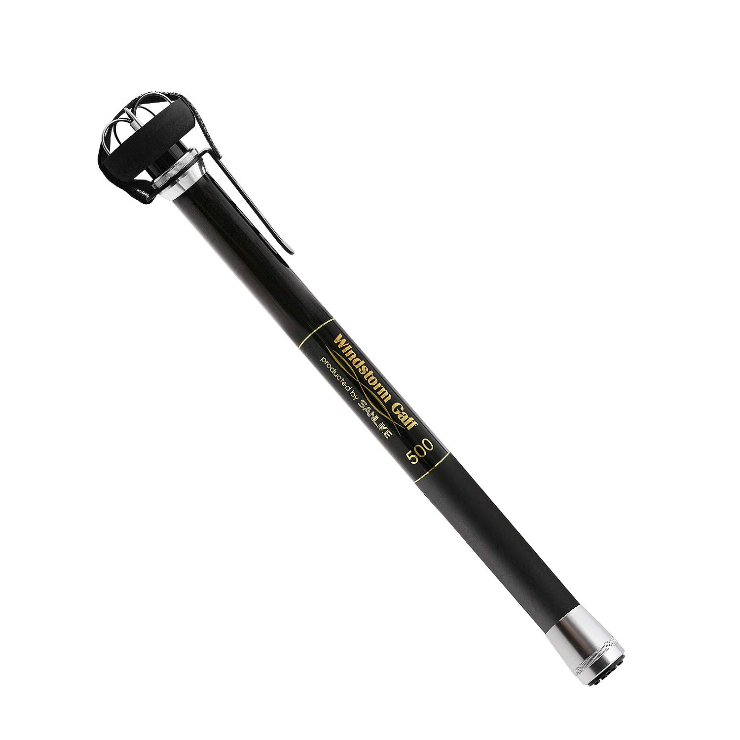 【送料無料】SANLIKE イカギャフ Windstorm Gaff 伸縮 超小継 イカ用ギャフ 5m Black