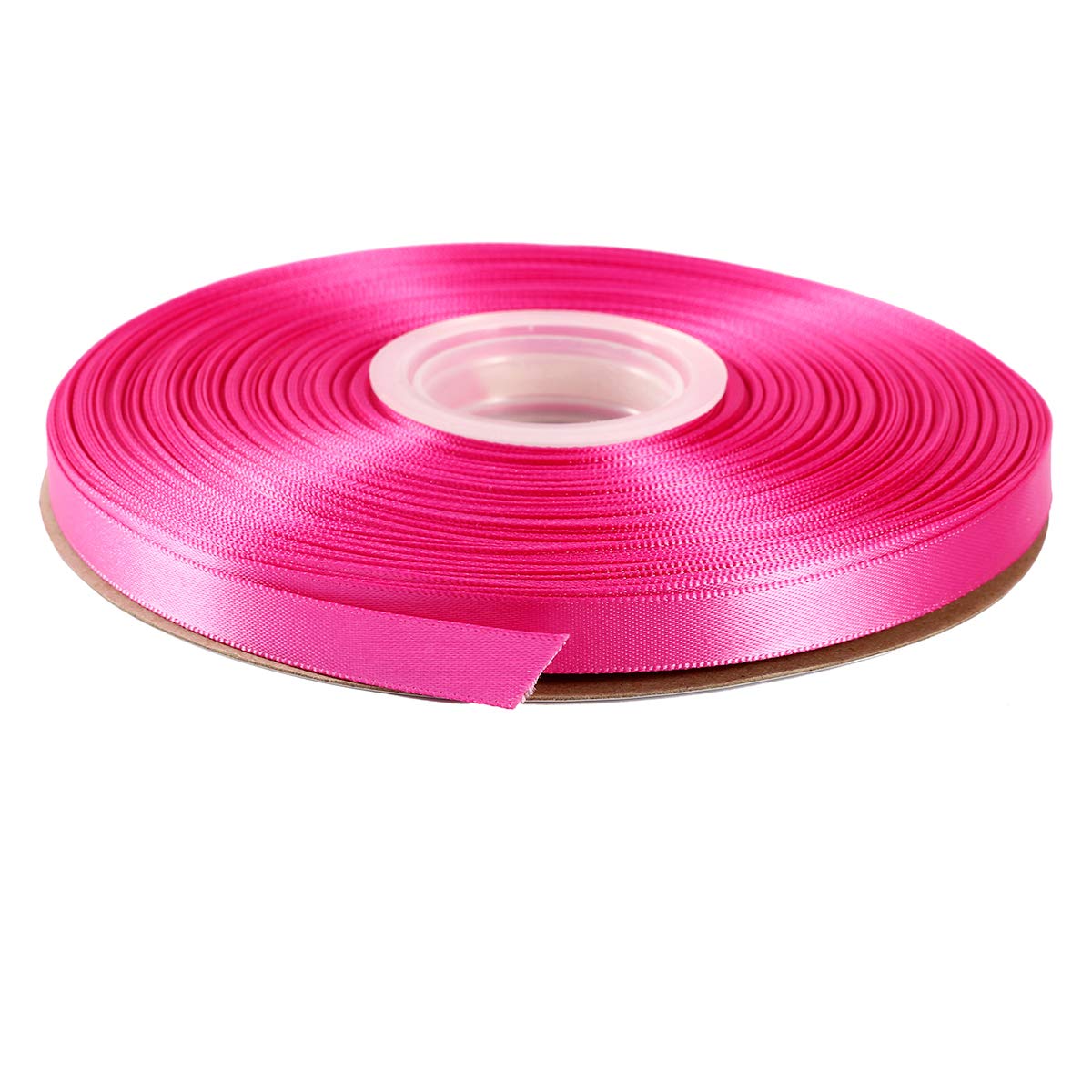 ITIsparkle 両面サテンリボン 幅9mm×45M巻 手芸 服飾 ラッピング ちょう結び リボン #183-ローズ