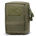 TRIWONDER サバゲーポーチ タクティカルポーチ MOLLE ポーチ バック ミリタリーポーチ 小物入り 収納 釣り アウトドア用 モール対応 (グリーン)