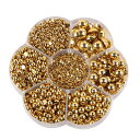 Hitasi 半円パール 3100粒 半球パール ABS パールストーン パールスカボション 2/3/4/5/6/8/10Mm 光沢 半球型 ネイルアート 衣類...