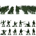 DFsucces 兵隊 兵士おもちゃ100個 大量 3.5cm 兵士 フィギュア 軍隊砂シーン模型 男の子 女の子 贈り物 クリスマス 誕生日のプレゼント