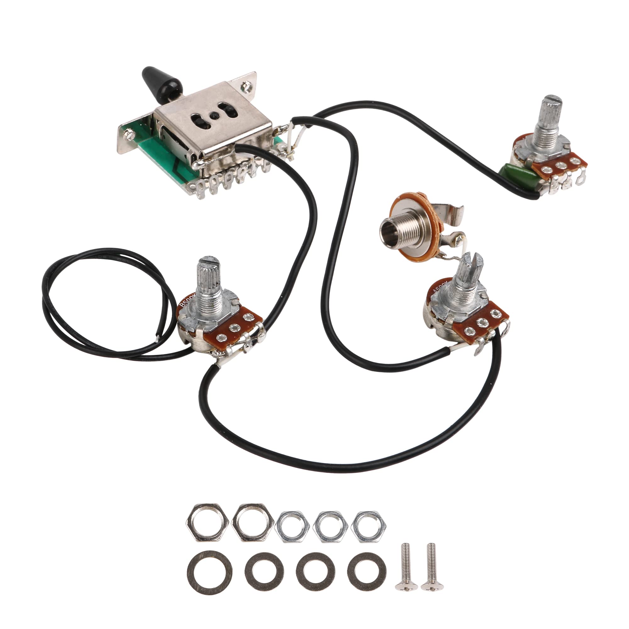 Yibuy  Circuit wiring harness 500k Pots For 쥯ȥå 3󥰥ԥåå
