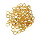【LEISURE CLUB】丸カン 5mm 約200個入り ゴールド ジャンプリング マルカン リング 金具セット 基礎パーツ ジュエリー DIY用 手芸用品 ...