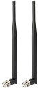 BINGFU 400MHz-960MHz ラバーダック 430MHz / 800MHz / 900MHzアンテナ BNCプラグコネクタ 無指向性 B型ワイヤレス...