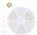 【LEISURE CLUB】丸カン シルバー 直径4mm 5mm 6mm 7mm 8mm 10mm 指輪付き ジャンプリング マルカン リング 金具セット 基礎...