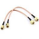 RG316 同軸 ケーブル 両端SMA ケーブル SMA オスオス ケーブル 超低損失 テフロン SMA-P(オス)-SMA-P(オス)高周波同軸ケーブル オス...