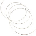 Yibuy フレットワイヤー エレキギター用 白銅製 幅2.4mm クロムカラー