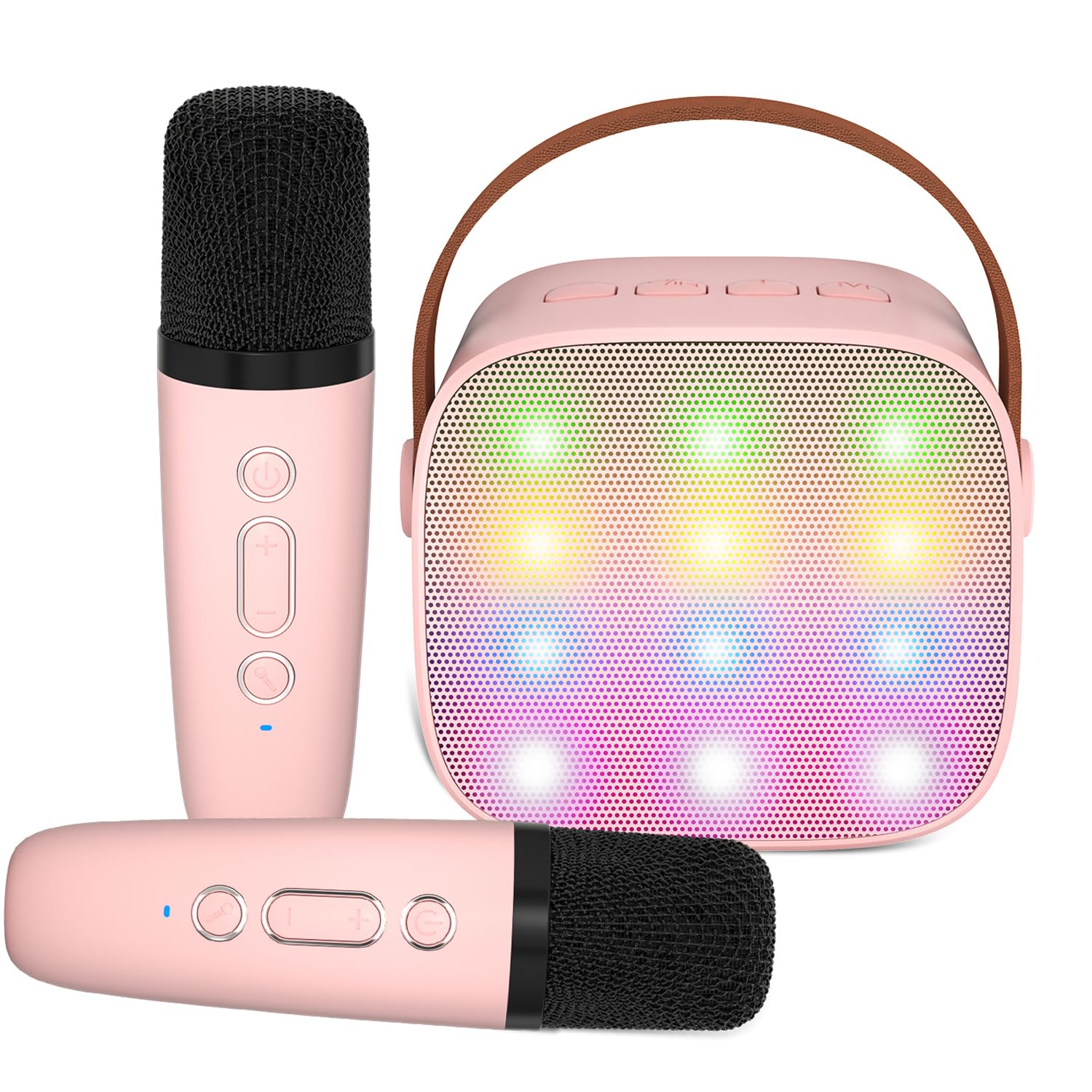 楽天1000カットカルペディエムVerkstar カラオケマイク Bluetoothマイク2本 無線マイク ワイヤレス スピーカー PAセット ステレオ対応 家庭用 カラオケセット USB-C充電式 小型 ホームカラオケ KTV ポータブル ミニカラオケ 室内/アウトドア Android/iPhoneに対応 日本語取扱説明書付き
