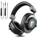 FIFINE ヘッドホン モニターヘッドホン スタジオモニタリングヘッドフォン 有線 オーバーイヤー 脱着式3.5mm/6.35mmカールコード ストリーミング PC/ミキサー/オーディオインターフェース/ポータブルプレーヤー対応 ストリーミング/ポッドキャストモニタリング/レコーデ