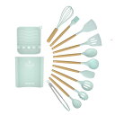 shumeifang キッチンツールセット シリコン 調理器具 13点セット フライ返し おたま トング 泡立て器 スパチュラ スプーン レードル パスタサーバ...