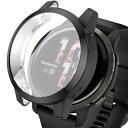 Miimall 対応Garmin(ガーミン) Venu 2s/vivoactive 4s 40mm専用ケース ガーミン Venu 2s カバー ソフト TPU材質 ぴったり対応 擦り傷防止 軽量 防衝撃 Garmin Venu 2s 保護ケース バンパー(ブラック)