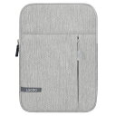 Lacdo iPad Mini 6 スリーブ、iPad Mini ケース バッグ、iPad Mini 6/5/4/3/2用 タブレット スリーブケース、サムスン ギャラクシータブ A7 Lite 8.7インチ / ギャラクシータブ A 8.0インチ 保護タブレットバッグ 撥水加工、グレー