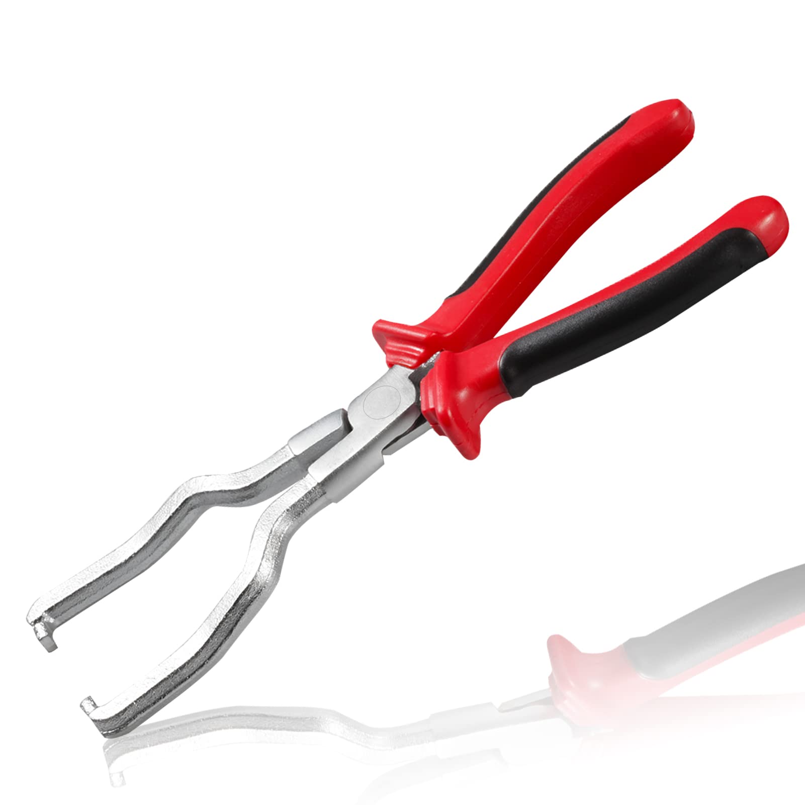 LEONTOOL 燃料ホースコネクタープライヤー カプラープライヤー 燃料ホースプライヤー カプラー外し工具 コネクターの取り外し 車輌整備 燃料ホースコネクタープライヤー 車修理 工具 カップリングツール 全長223mm