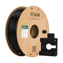 eSUNスーパータフPLA フィラメント 、1.75mm 3Dプリンター用 フィラメントPLA-ST(1KG)スプール造形材料PLA材料, 黒
