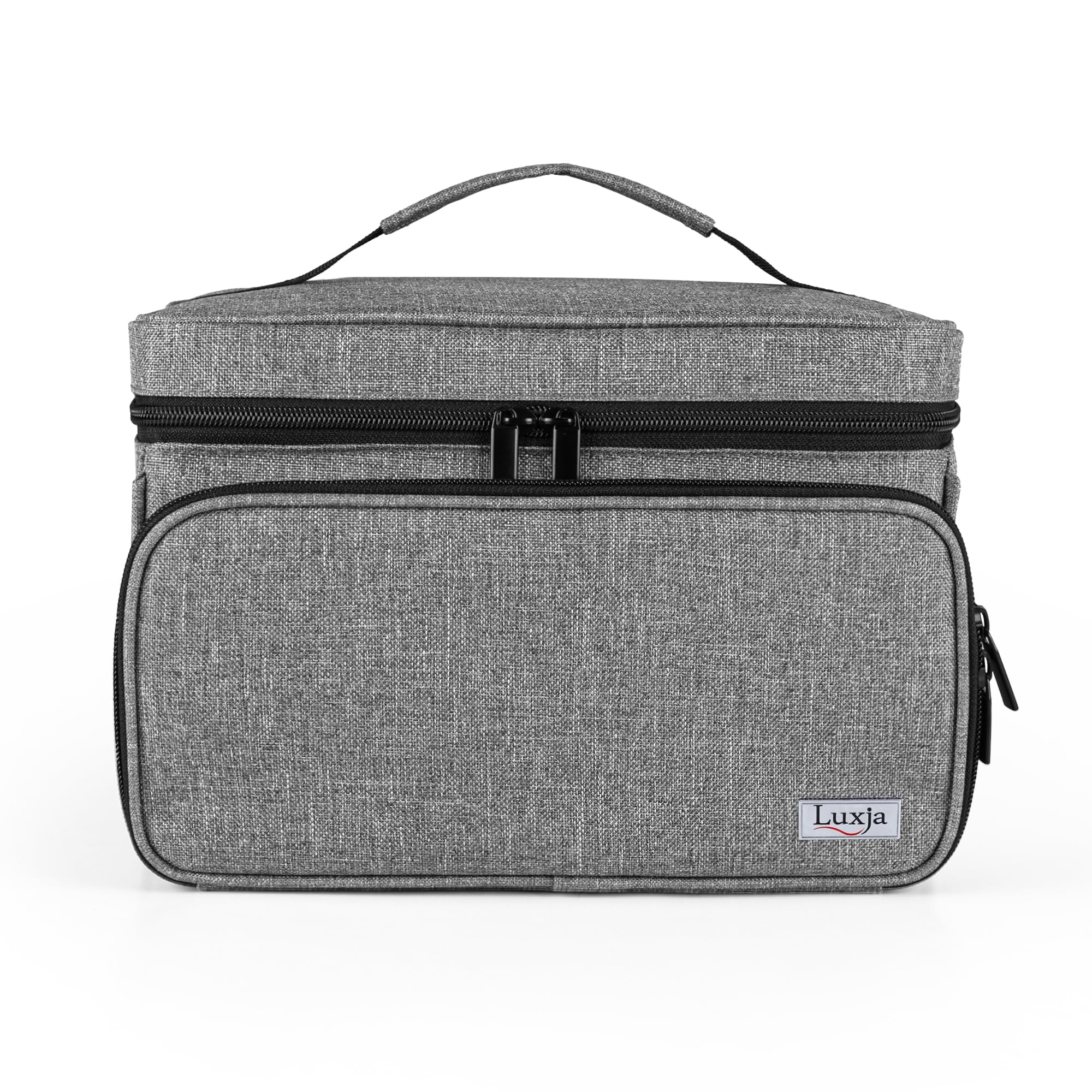 【送料無料】Luxja フェルトツール収納バッグ 羊毛フェルトキット収納ケース (バッグのみ) グレー