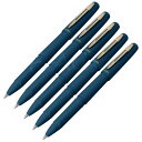 FsAlisa ゲルペン ゲルインキ ボールペン 大容量 0.5/0.7mm サインペン 黒 ダークブルー 5本セット 耐水性 耐光性 速乾 事務用 ノート書 公式文書 宿題 (ダークブルー, 0.5mm)