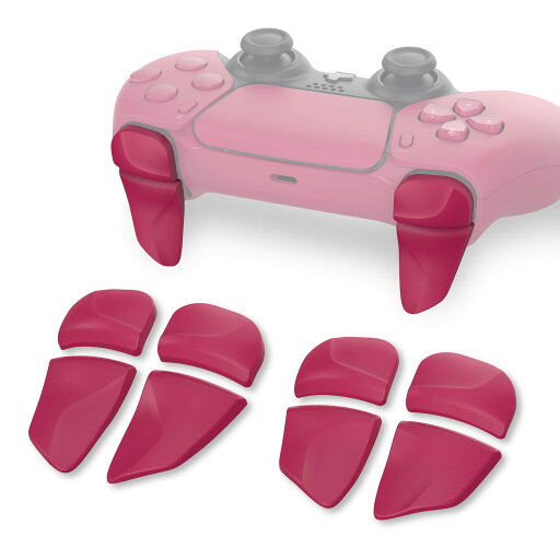 PlayVital ps5コントローラーに対応用の2ペアショルダーボタンエクステンショントリガー、ps5コントローラー用のゲーム改善アジャスター、ps5コントローラー用のバンパートリガーエクステンダー【コスミックレッド】 PlayVital ps5コントローラーに対応用の2ペアショルダーボタンエクステンショントリガー、ps5コントローラー用のゲーム改善アジャスター、ps5コントローラー用のバンパートリガーエクステンダー【コスミックレッド】