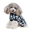 Jimjis 犬の服 暖かい 服 ドッグウェア パジャマ ロンパース クリスマス 秋 冬 超小型犬 小型犬 中型犬 大型犬 抜け毛対策 部屋着 ルームウェア 寝間着 お出掛け用 散歩 クリスマス 仮装
