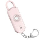 Topbasic 防犯ブザー 小学生 女性 防犯アラーム 防犯警報器 大音量130dB ランドセルに付ける LEDライト付き 子供 お年寄り 防犯ベル ピンク