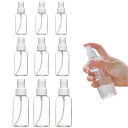 Doyeemei スプレーボトル アルコール対応 霧吹き 小分けボトル(9本セット 10ml 20ml 30ml) 透明 化粧水 香水瓶 旅行 詰替ボトル 出張 旅行用 詰替容器 消毒液 携帯 スプレー容器 極細ミスト ボトル 容器 化粧品 消毒 詰め替えボトル 小分け 携帯便利 虫除け コスメ用詰(3)