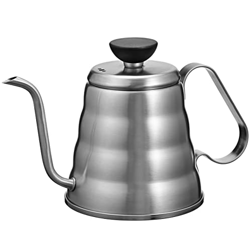 HARIO(ハリオ) V60 メタルドリップケトル・ヴォーノ シルバー 実用容量500ml ステンレス鋼 ヘアラインシルバー O-VKB-70-HSV