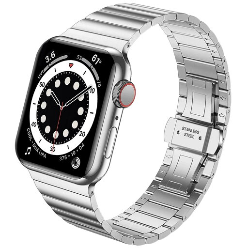For Apple Watch Ultra/Ultra 2/9/8/SE2/7/SE/6/5/4/3/2/1 ステンレスバンド アップルウォッチ 8 交換バンド 金属 高級ステンレスバンド 調節可能 Apple Watch 7 交換バンド(シルバー/42mm 44mm 45mm 49mm) For Apple Watch Ultra/Ultra 2/9/8/SE2/7/SE/6/5/4/3/2/1 ステンレスバンド アップルウォッチ 8 交換バンド 金属 高級ステンレスバンド 調節可能 Apple Watch 7 交換バンド(シルバー/42mm 44mm 45mm 49mm)