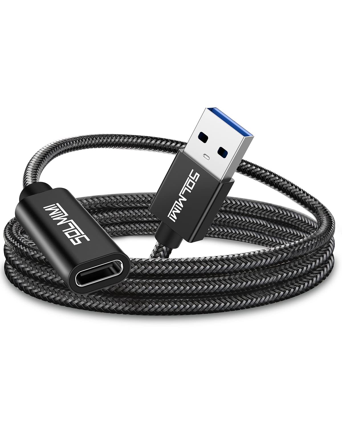 【送料無料】SOLMIMI 1.2M USB C to USB A 3.0 変換アダプター USB Type C to USB 3.0 変換アダプタ USB オーディオ変換ケーブル Type C (メス) to USB A (オス)オーディオ変換ケーブル OTG TYPEC イヤホン延長ケーブル