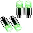 Meliore タイヤ LED エアバルブ キャップ ライト ランプ バルブ ドレスアップ カスタム カスタマイズ パーツ アクセサリー 車 バイク 原付 自転...