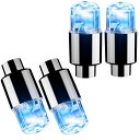 Meliore タイヤ LED エアバルブ キャップ ライト ランプ バルブ ドレスアップ カスタム カスタマイズ パーツ アクセサリー バイク 二輪 自転車 ...