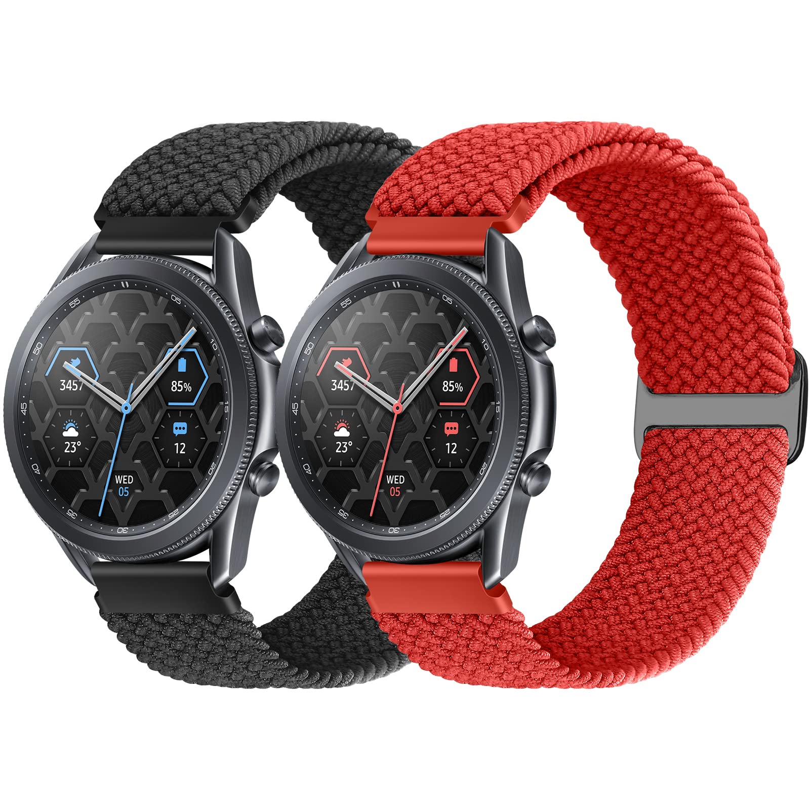 【送料無料】[Huamanlou] ユニバーサル時計バンド 22mm 20 mm 18mm 16mm ベルトワイドシリコンストラップの交換、コンパチブル Garmin 、Samsung、Huawei、その他のスマートウォッチの男性と女性のためのクイックリリーススポーツシリコンストラップ