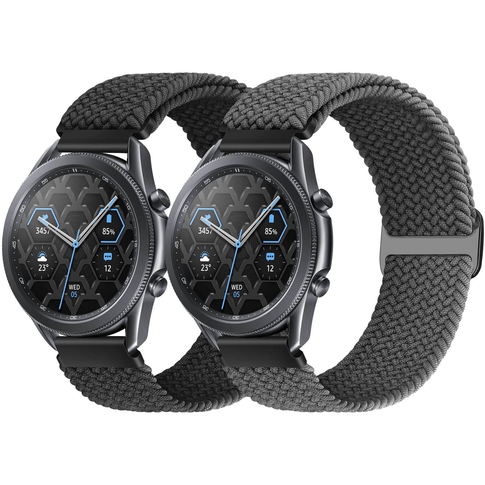 【送料無料】[Huamanlou] ユニバーサル時計バンド 22mm 20 mm 18mm 16mm ベルトワイドシリコンストラップの交換、コンパチブル Garmin 、Samsung、Huawei、その他のスマートウォッチの男性と女性のためのクイックリリーススポーツシリコンストラップ