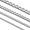Yoursfs 喜平チェーン ネックレス メンズ ステンレス 5mm 50cm〜70cm 細め ロングチェーン ヒップホップ アクセサリー プレゼント
