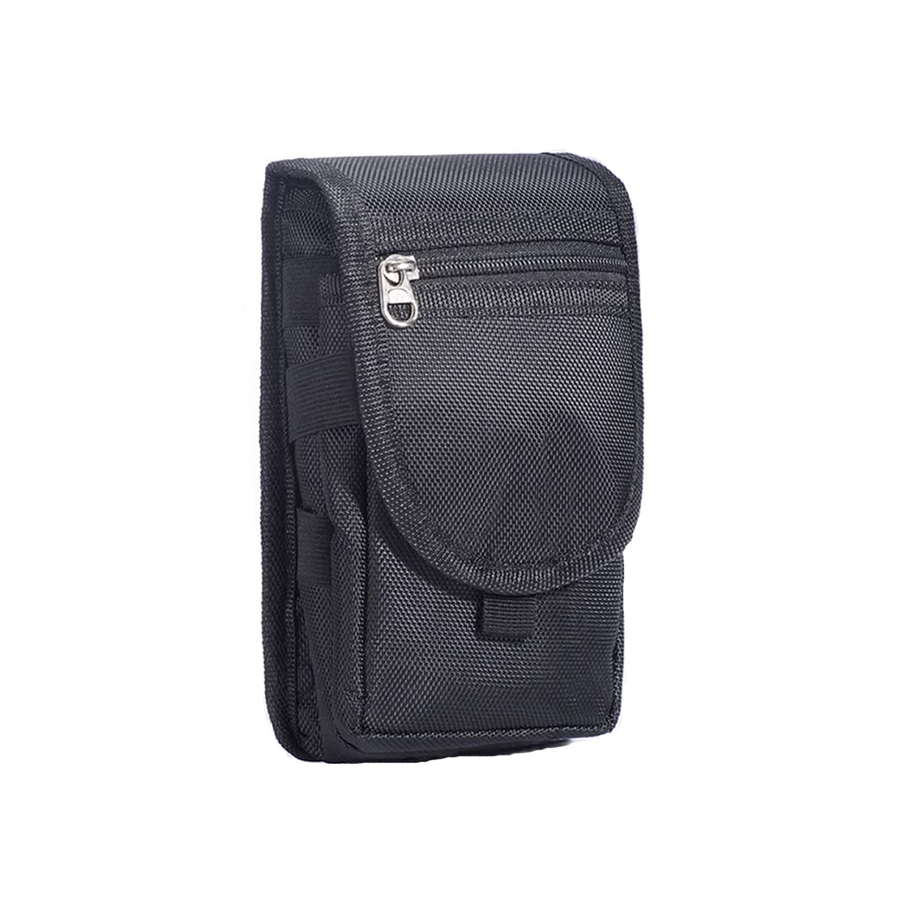 【送料無料】HUAZHIMAOスマホポーチメンズ, スマホバッグ仕事用 電話ホルダー 黒 スマホ携帯 用 ケース持ち運びに便利小型ウエストナイロンミニベルト通し...