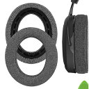 Geekria イヤーパッド Comfort 互換性 パッド コルセア Corsair HS70 PRO, HS60 PRO, HS50 PRO ヘッドホンに対応 パッド イヤー/イヤーカップ (リネン/黒)