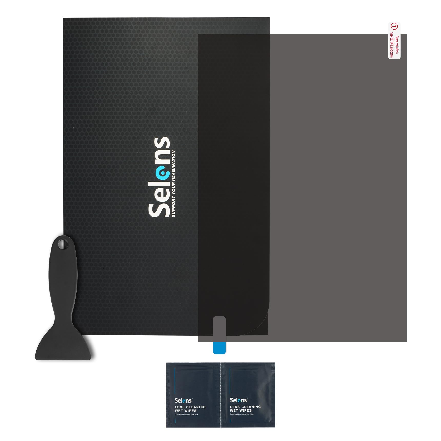 【送料無料】Selens 偏光フィルムシート粘着偏光子液晶スクリーン 線形偏光フィルター 20x30cm 1枚入り..