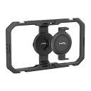 SmallRig スマホ用ビデオリグケージ 汎用型 Apple MagSafe対応 iPhone用 15/14/13シリーズ対応 Samsung用Galaxy S23/S22対応 Huawei用Mate 60/40対応 Pixel 7/6なども対応 スマートフォン ケージ 幅62.5mm~87mm 磁気吸引 動画ビデオ撮影 スマホ撮影 手持ち ケージ 4299