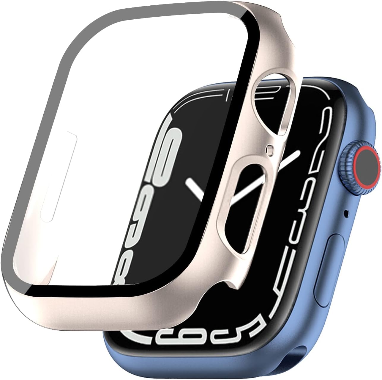 【2023冬強化版】ILYAML for Apple Watch ケース Apple Watch Ultra2/Apple Watch Ultra 49mm 用 ケース 一体型 apple watch 用 カバー アップルウォッチ ケース 傷防止 耐衝撃 超軽量 PC素材 全面保護 一体型 シリーズUltra2/Ultra本体を保護するサイズとしてはぴったり