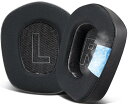 SOULWIT 冷却ジェル イヤーパッド Logicool G733 G535 G335 Lightspeed Wireless ゲーミングヘッドセット 用 交換 パッド 丈夫なアイスシルクファブリック イヤークッション 高密度フォーム 冷感 ブラック