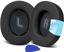 SOULWIT 冷却ジェル イヤーパッド JBL E55BT (E55 BT) 用 Over-Ear ワイヤレス ヘッドフォン 対応 イヤークッション 交換 パッド 高密度フォーム 冷感 ブラック
