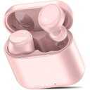 TOZO T6 Bluetooth ワイヤレスイヤホンノイズキャンセリング IPX8完全防水 自動ペアリング 左右分離型 タッチ制御イヤホン Bluetooth 5.3 45時間再生 充電ケース付き 技適認証済 iPhone & Android 音声アシスタント対応 ローズゴールド