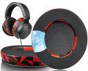 SOULWIT 冷却ジェルパッド イヤーパッド イヤークッション Razer Kraken 2019/Tournament Edition/Ultimate/Kitty/Nari/Essential/Ultimate/Kraken X/V3 X ゲーミング ヘッドホン 用 交換パッド 冷感 ヘッドパッド (レッドストーム)