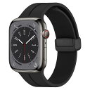TALENANA for Apple Watch バンド マグネット シリコン49mm/46mm/45mm/44mm/42mm/41mm/40mm アップルウォ...