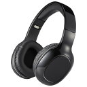 オーム電機AudioComm ヘッドホン ワイヤレス Bluetoothステレオヘッドホン Bluetooth5.3 スマホ着信 スマホ通話 ハンズフリー通話 ブラック HP-W265Z-K 03-5052 OHM