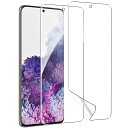【2枚・簡単な貼り付け方】ZXZone For Galaxy S20 フィルム 柔らかいTPU素材 指紋認証対応 全面保護 傷修復 高透過率 気泡ゼロ 隅浮き防...
